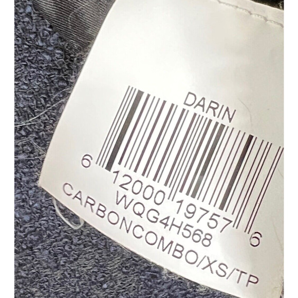 BCBGMAXAZRIA Darin Tweed Moto Military Style Jacket Coat Blue Black XS - Picture 9 of 9